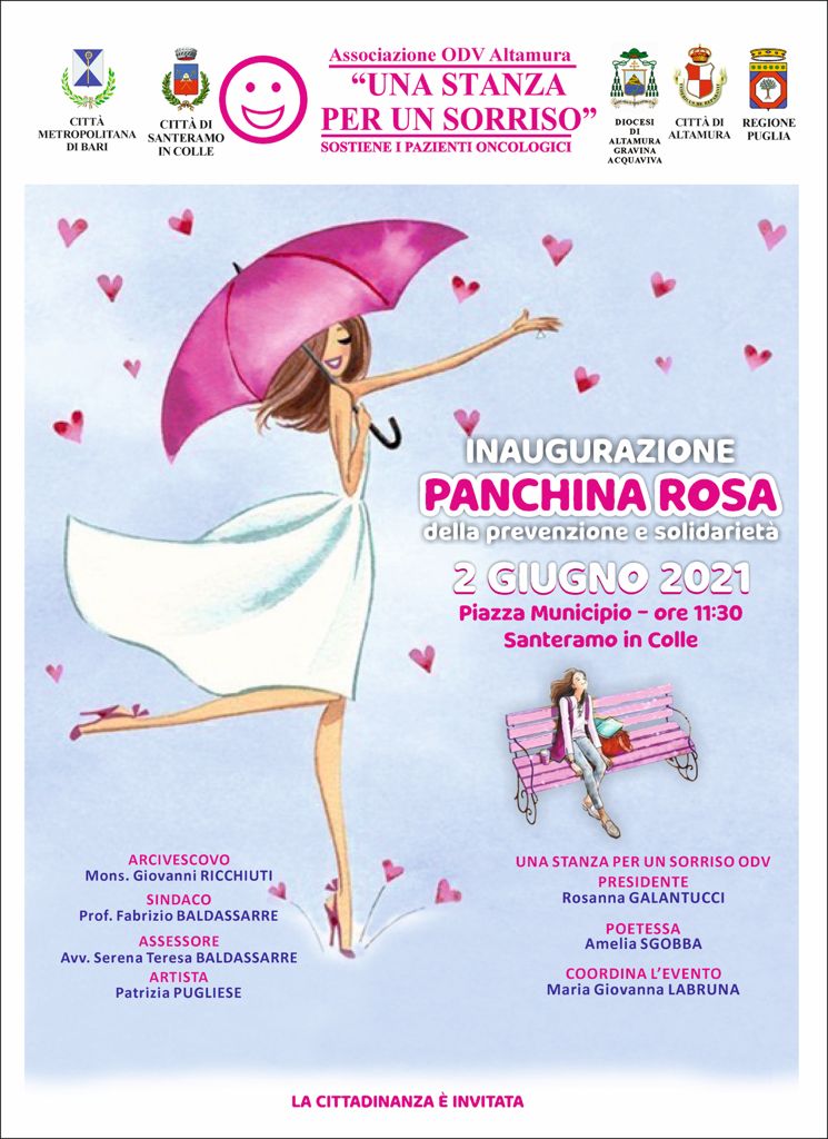 panchina rosa giugno 2021